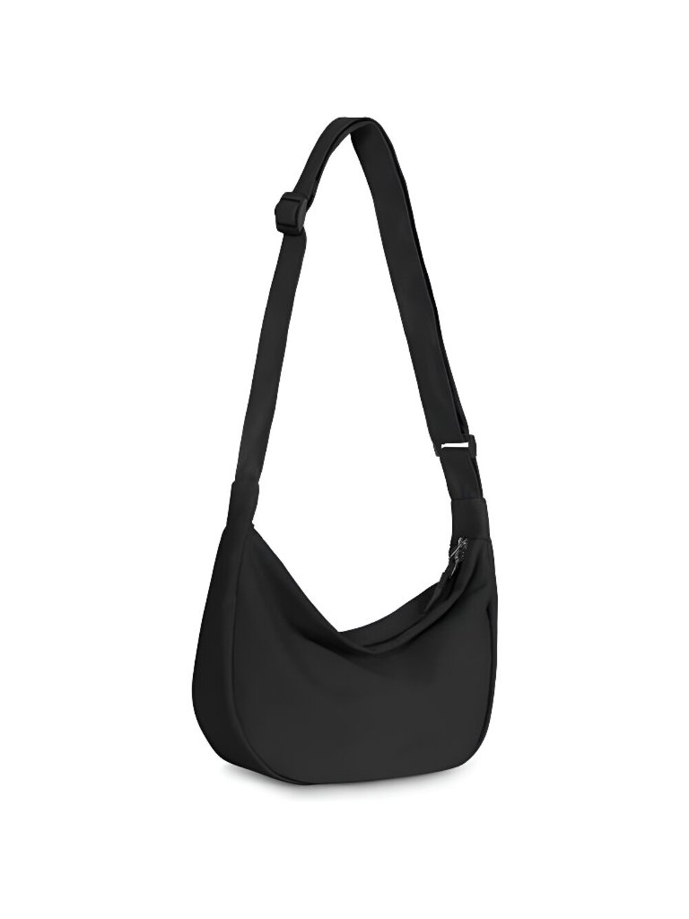 Small Sling Crossbody Bag for Women Men Trendy, Mini Crescent Bag with Strap